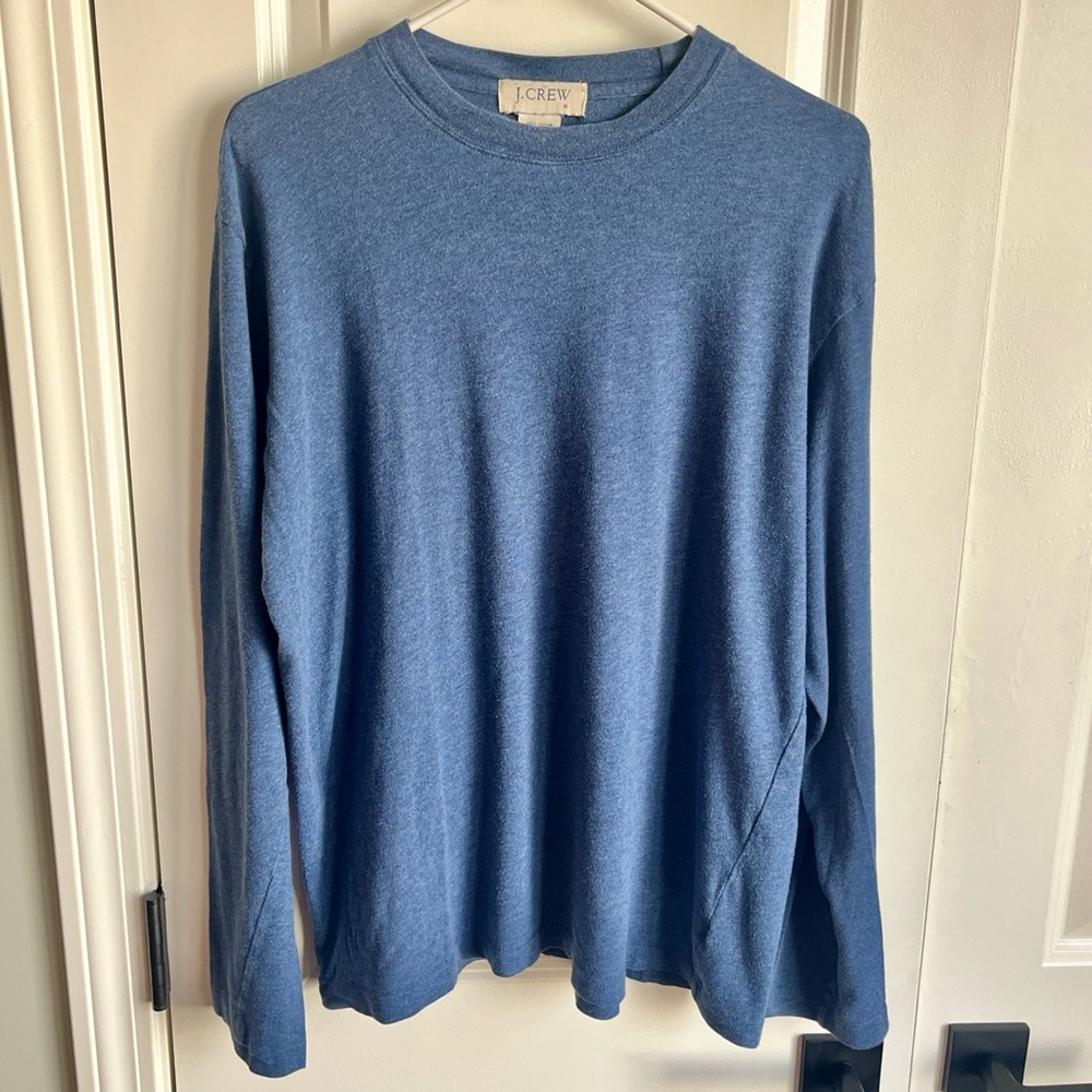 Men’s J.Crew Blue Long Sleeve Shirt Size Medium